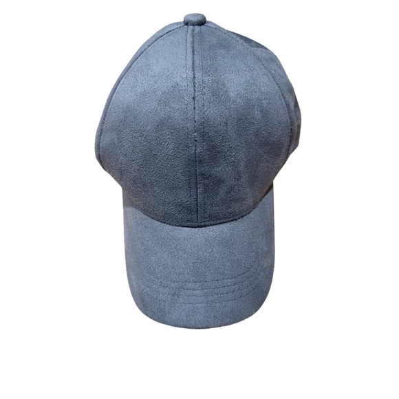 Capter One Other - Capter One Grey Faux Suede Baseball Cap Adjustable Strapback Hat